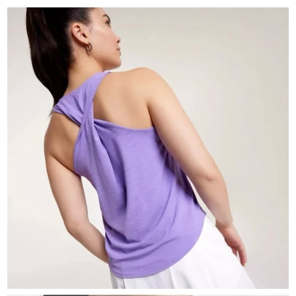 NWT CALIA Women's Twist Back Tank Light Purple Size XS Retail $48